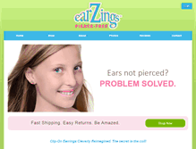 Tablet Screenshot of earzings.com